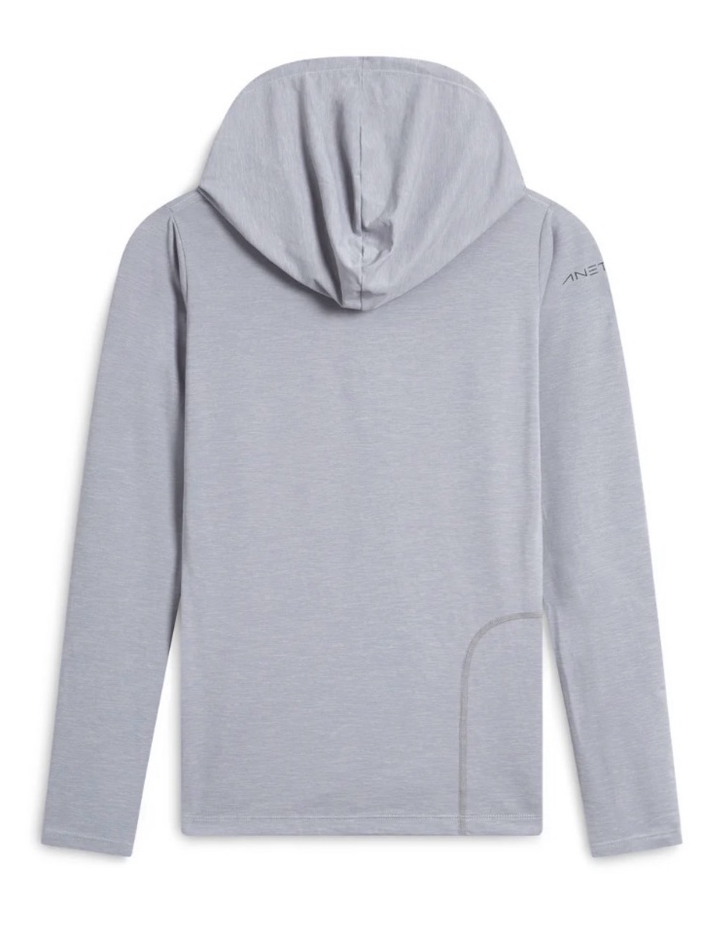 Anetik Breeze Tech Hoody Alloy Heathered Long Sleeve Hoody XS $75 UPF30 - Picture 2 of 11